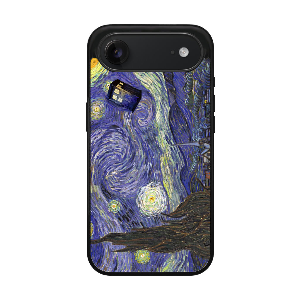 Dr Who Tardis In Van Gogh Starry Night iPhone Air Case