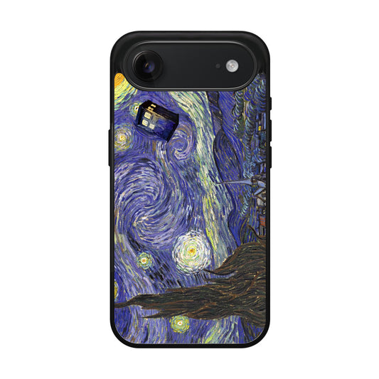 Dr Who Tardis In Van Gogh Starry Night iPhone Air Case