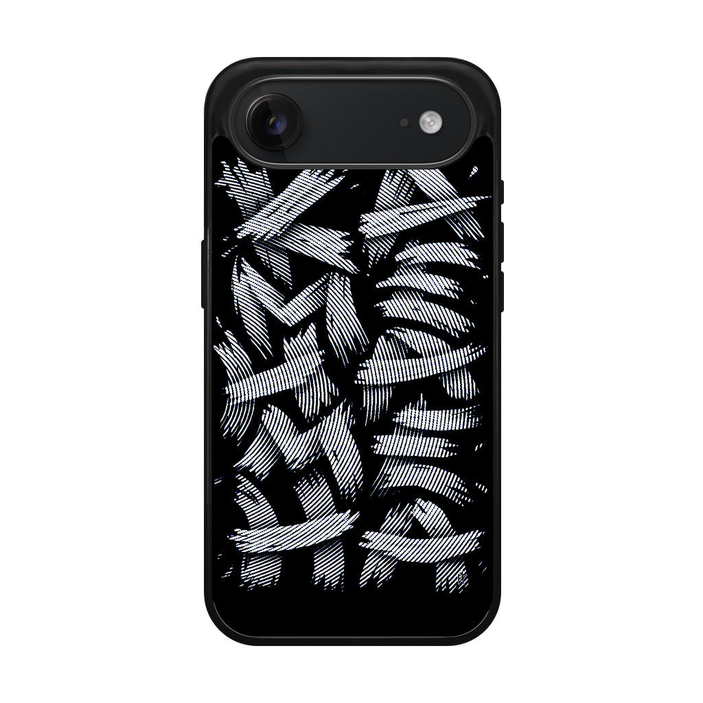 Dragon Ball Kamehameha Font Art iPhone Air Case