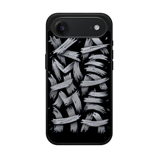 Dragon Ball Kamehameha Font Art iPhone Air Case
