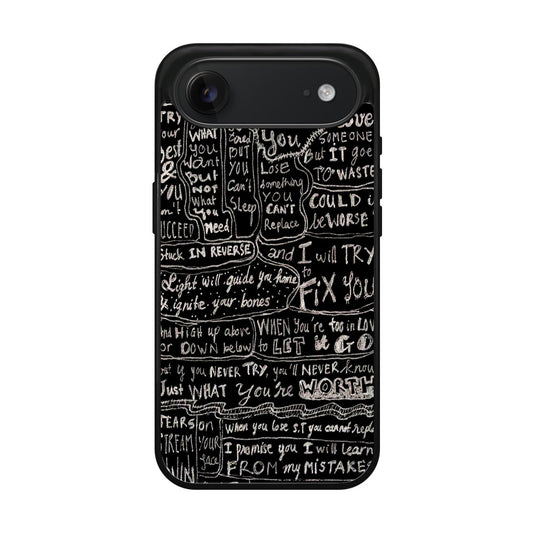 Fix You Lyrics iPhone Air Case
