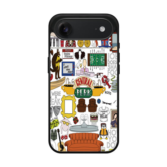 Friends TV Show Central Perk Sticker iPhone Air Case