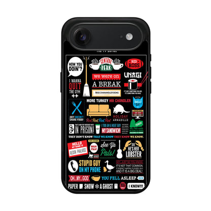 Friends TV Show Quotes Poster iPhone Air Case