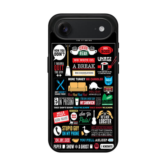 Friends TV Show Quotes Poster iPhone Air Case