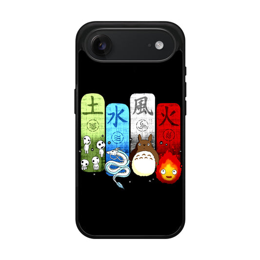 Ghibli Elemental Charms iPhone Air Case