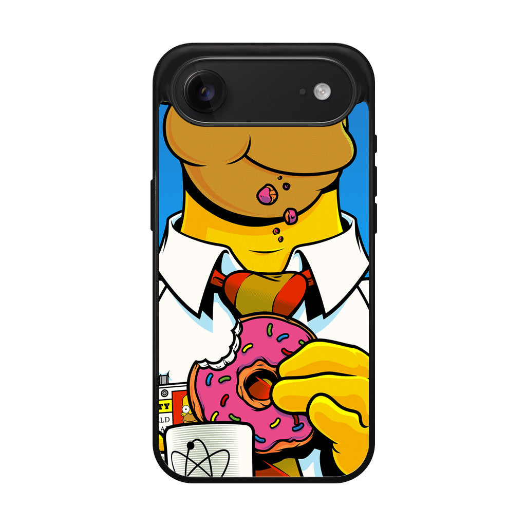 Homer Eats Donut iPhone Air Case