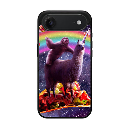 LLama And Sloth On Space iPhone Air Case