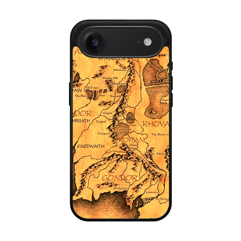 Middle Earth Map Hobbit iPhone Air Case