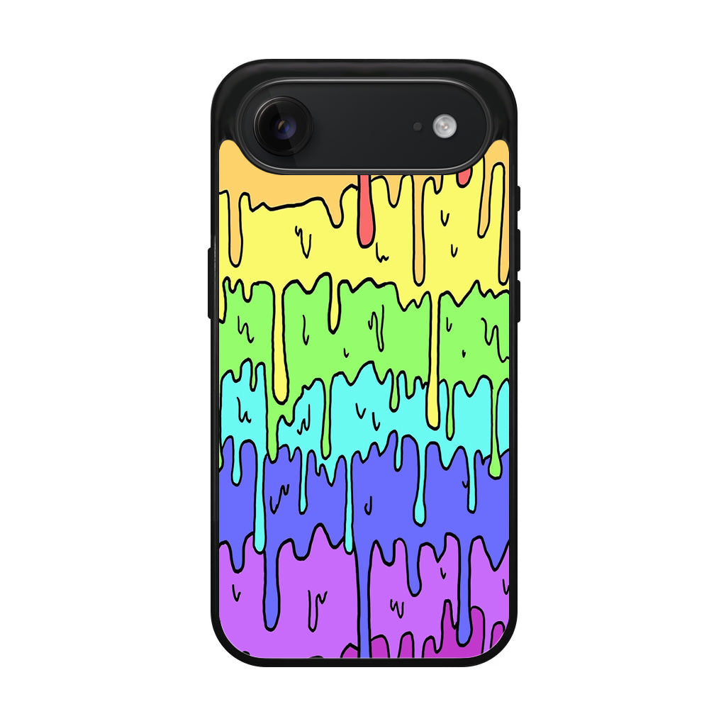 Pastel Kawaii Melting Rainbow iPhone Air Case
