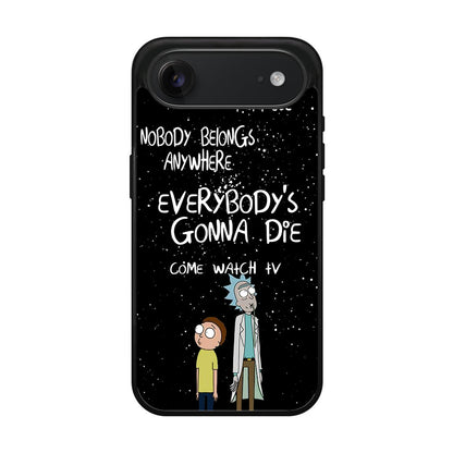 Rick And Morty Quotes iPhone Air Case