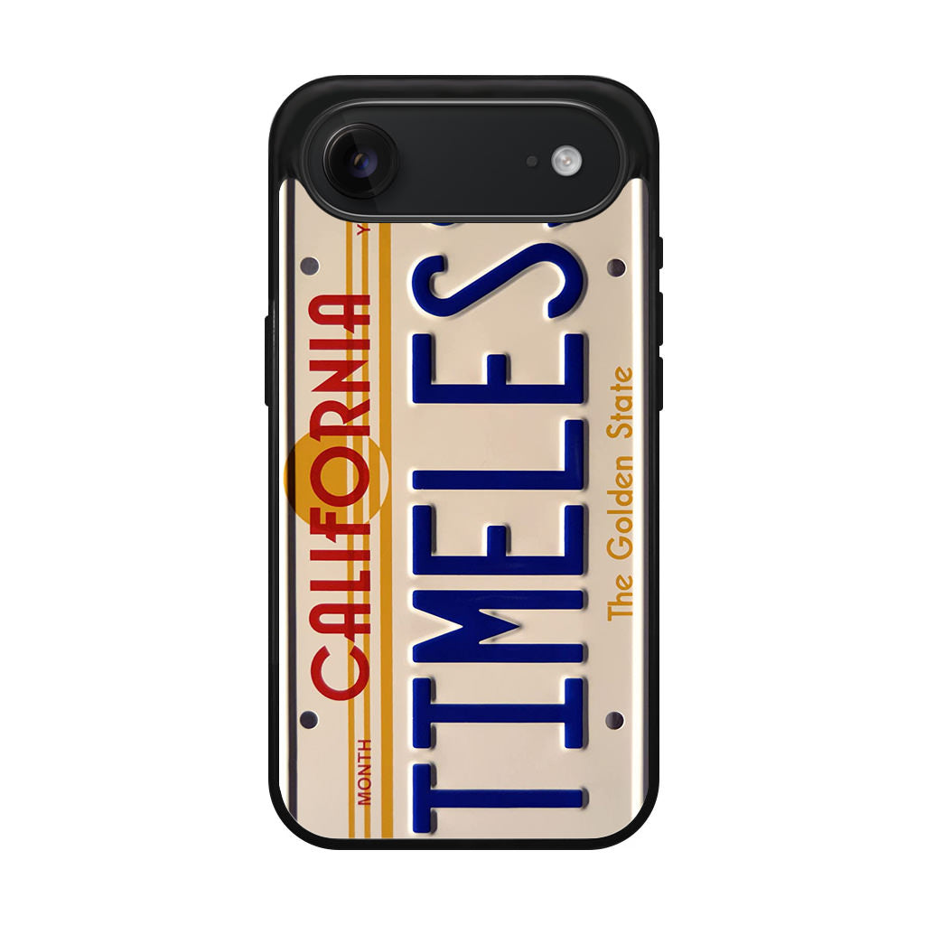 Back to the Future License Plate Timeless iPhone Air Case