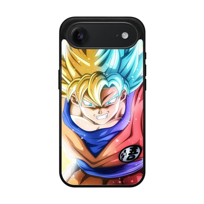 Goku SSJ 1 to SSJ Blue iPhone Air Case