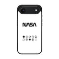 NASA Minimalist White iPhone Air Case