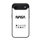 NASA Minimalist White iPhone Air Case
