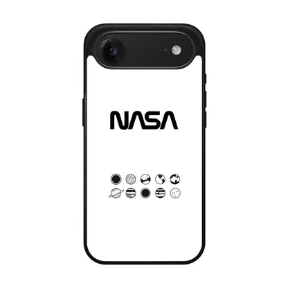 NASA Minimalist White iPhone Air Case
