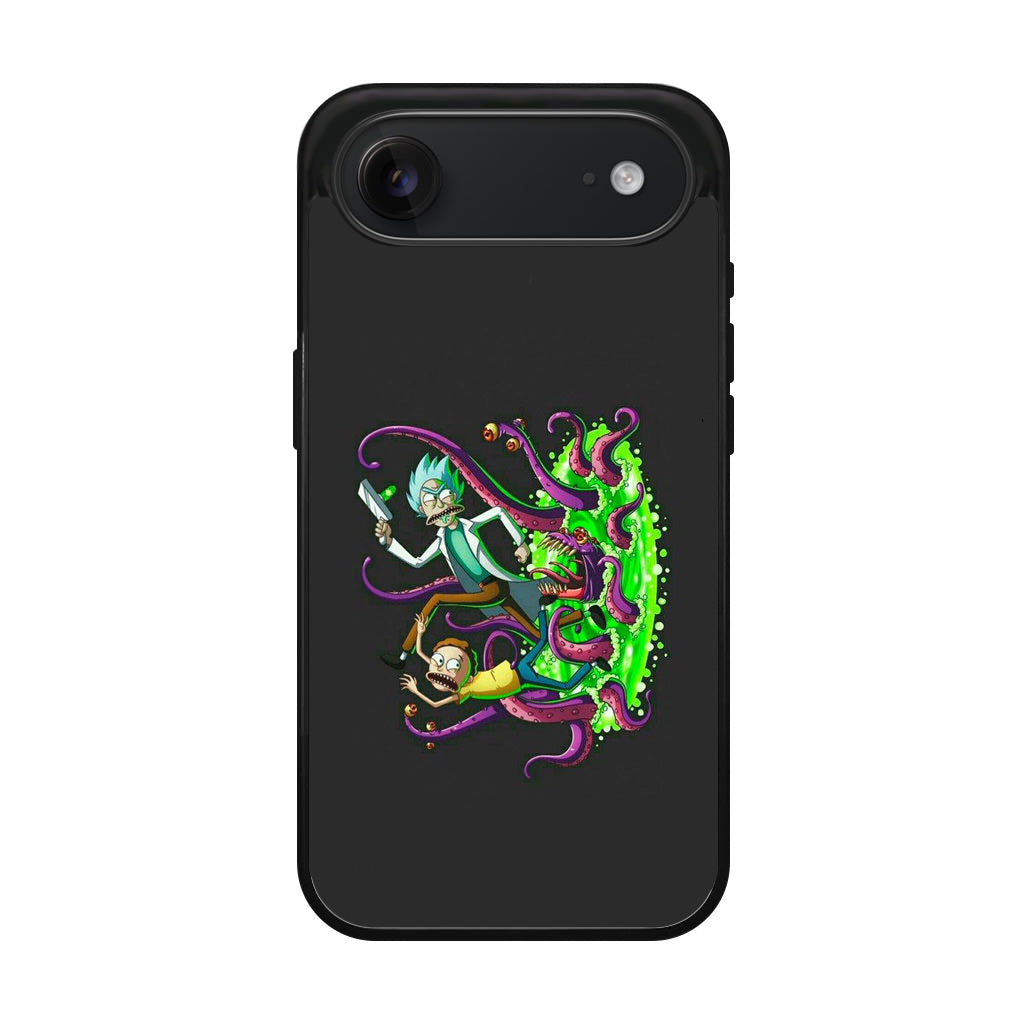 Rick And Morty Pass Through The Portal iPhone Air Case
