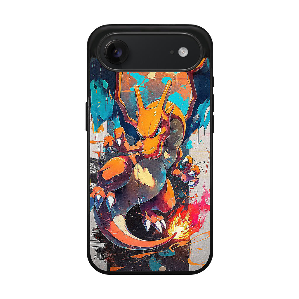 Charizard Inferno on Canvas iPhone Air Case