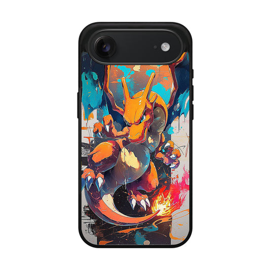 Charizard Inferno on Canvas iPhone Air Case