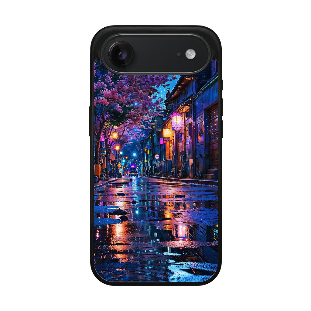 Midnight Sakura Glow iPhone Air Case