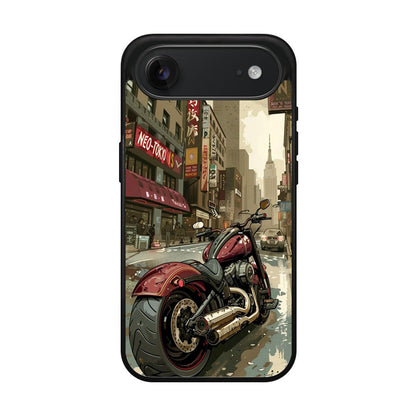 Motorcycle In Tokyo Streets iPhone Air Case