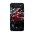 Red Sport Car in the Rain iPhone Air Case