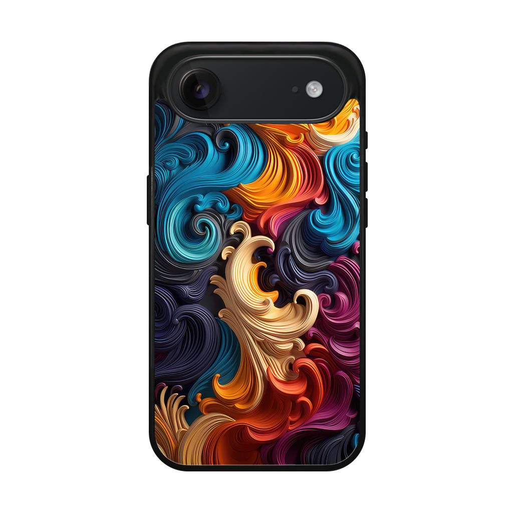 The Dance of Abstract Waves iPhone Air Case
