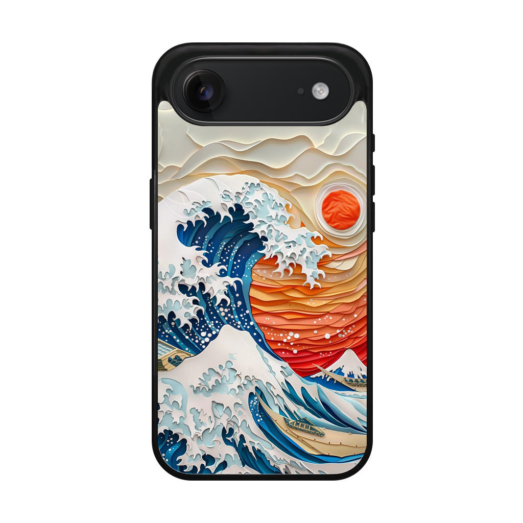 The Great Wave Off Paper Art iPhone Air Case