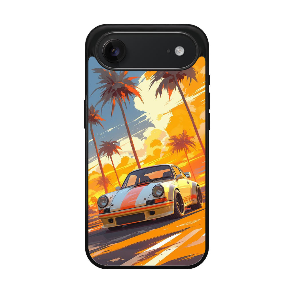 Turbo Dreams in Neon Palms iPhone Air Case