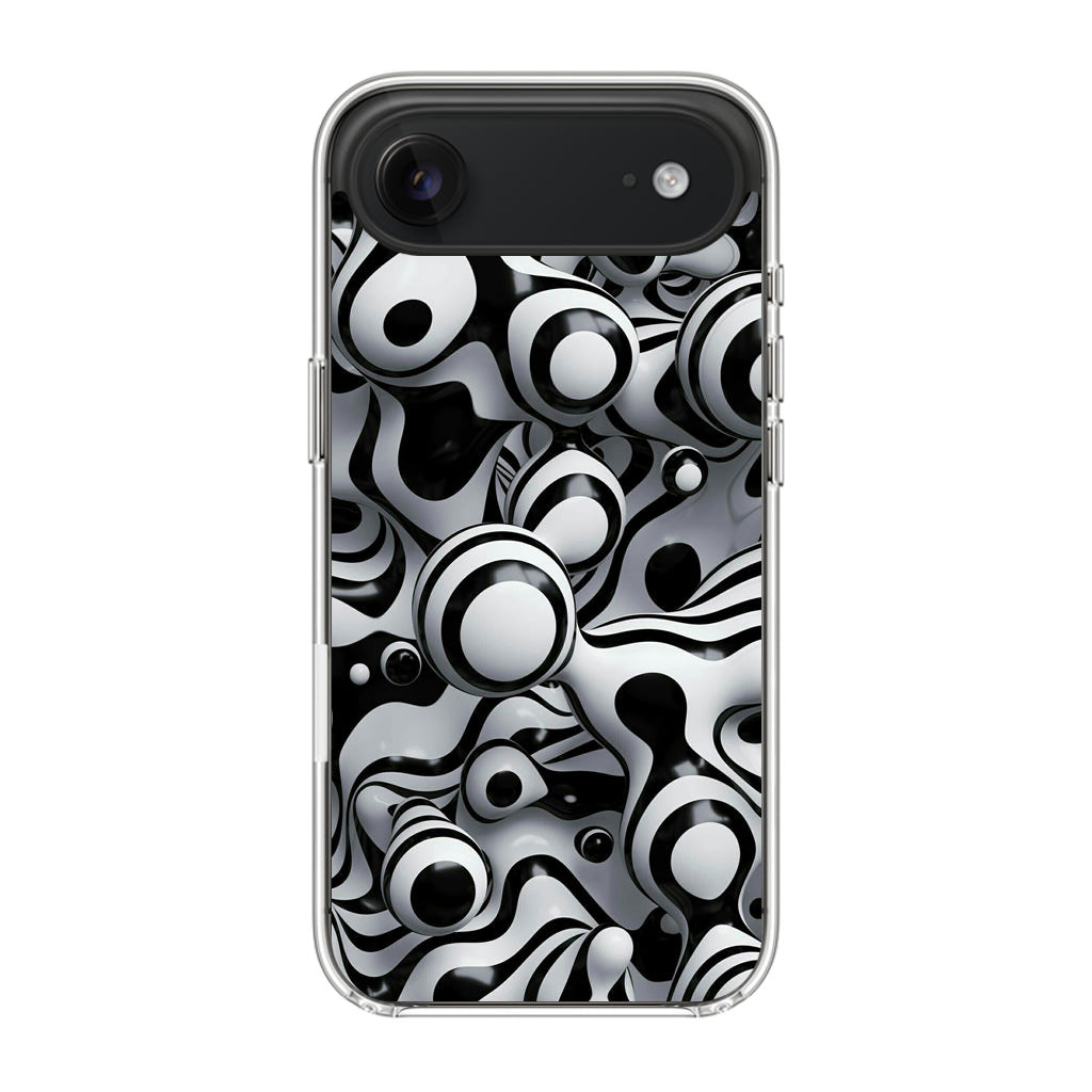 Abstract Art Black White iPhone Air Case
