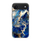 Abstract Golden Blue Paint Art iPhone Air Case