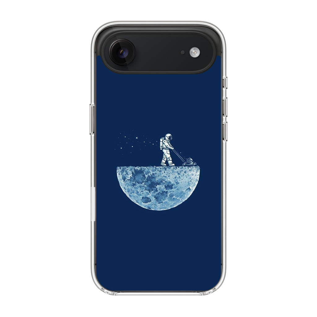 Astronaut Mowing The Moon iPhone Air Case