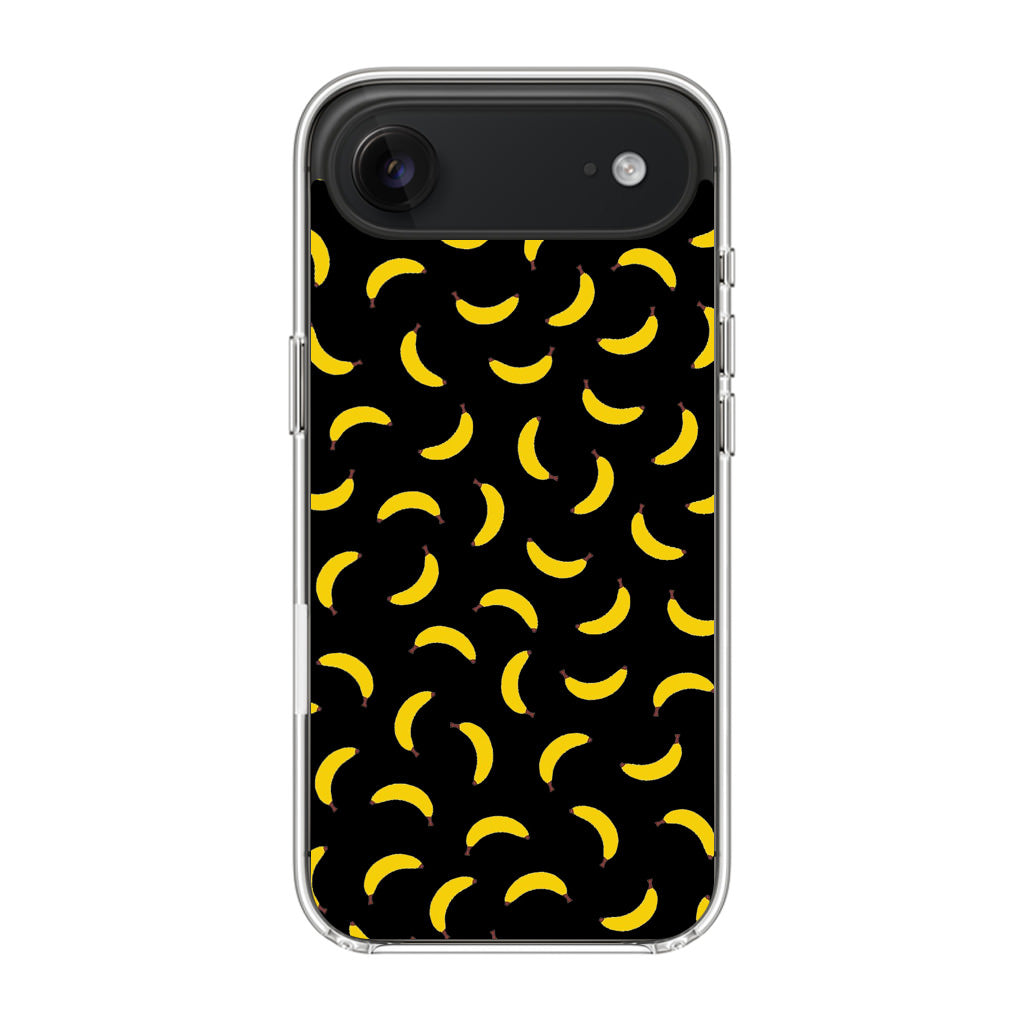 Bananas Fruit Pattern Black iPhone Air Case