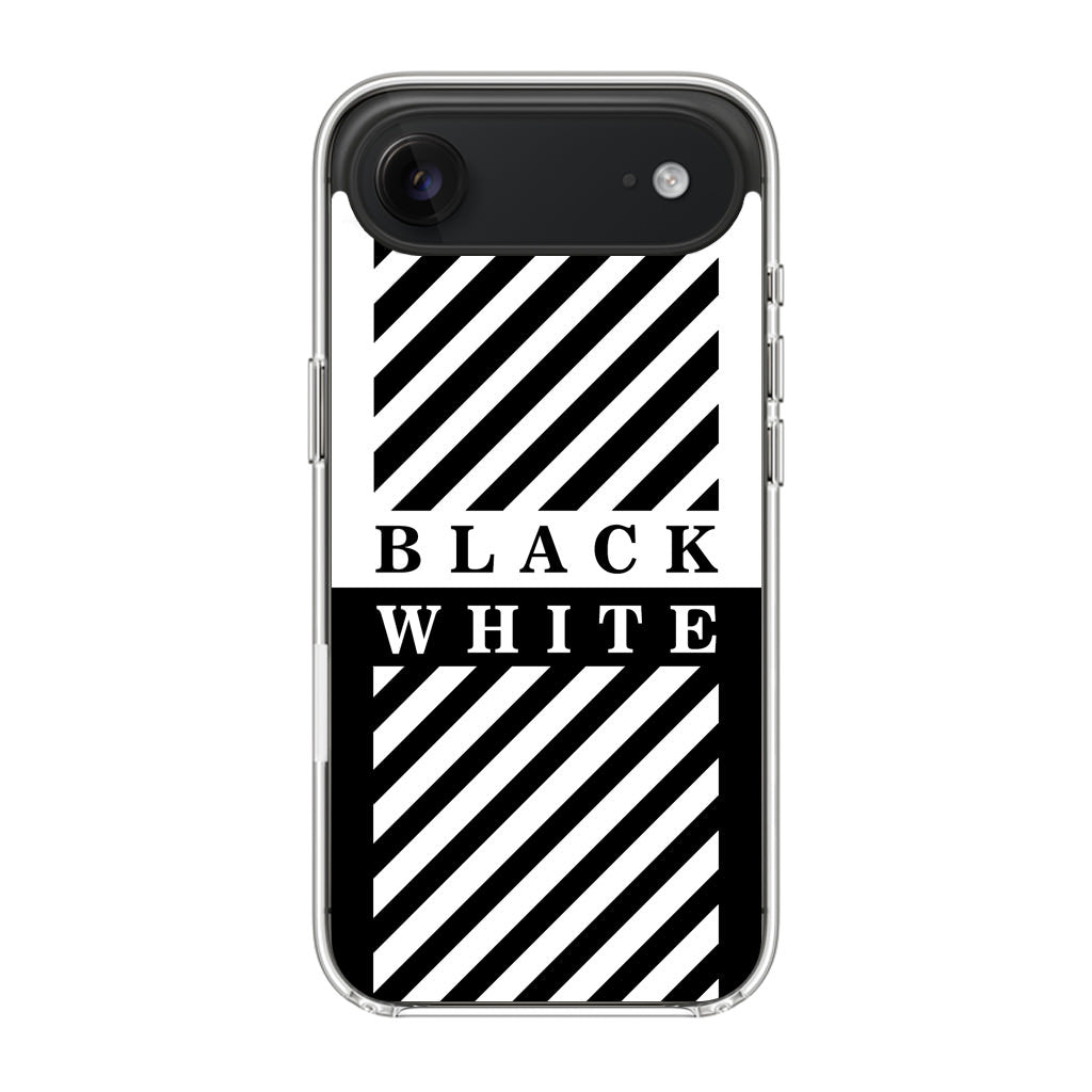 Black White Stripes iPhone Air Case
