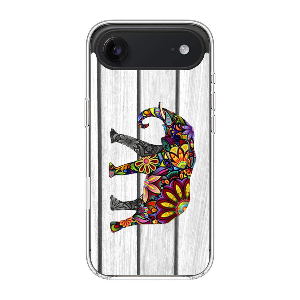 Colorful Elephant Flower iPhone Air Case