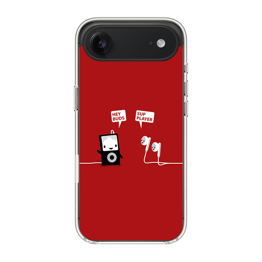 Funny Music Headphones Player Buds iPhone Air Case