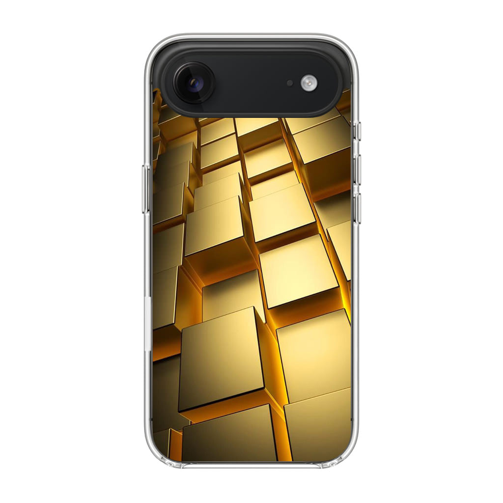 Golden Cubes iPhone Air Case