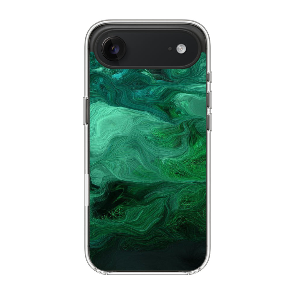 Green Abstract Art iPhone Air Case