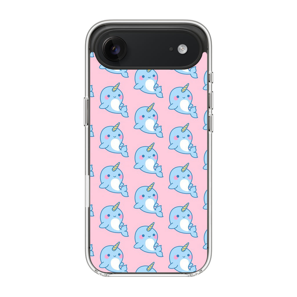 Horned Whales Pattern iPhone Air Case