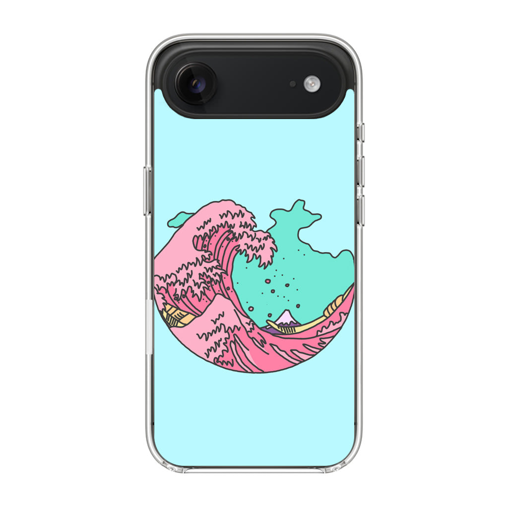 Japanese Pastel Wave iPhone Air Case