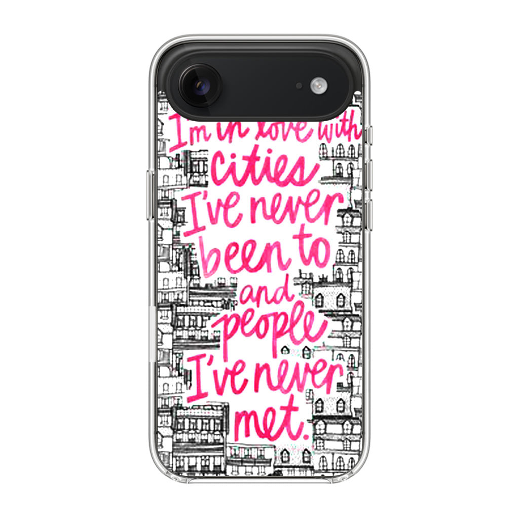 John Green Quotes I'm in Love With Cities iPhone Air Case