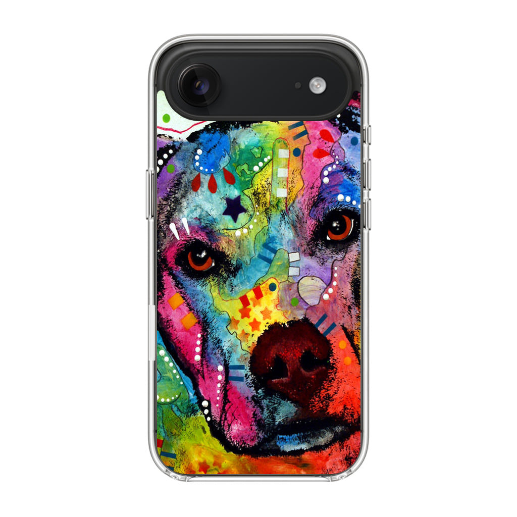 Pitbull Love Painting iPhone Air Case