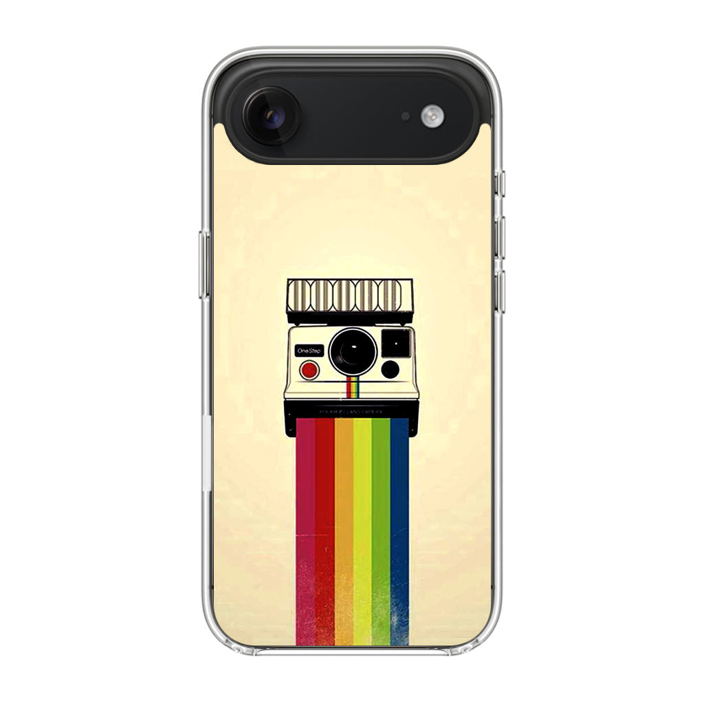 Polaroid Camera Colorful Rainbow iPhone Air Case