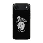 Skeleton Rides Scooter iPhone Air Case