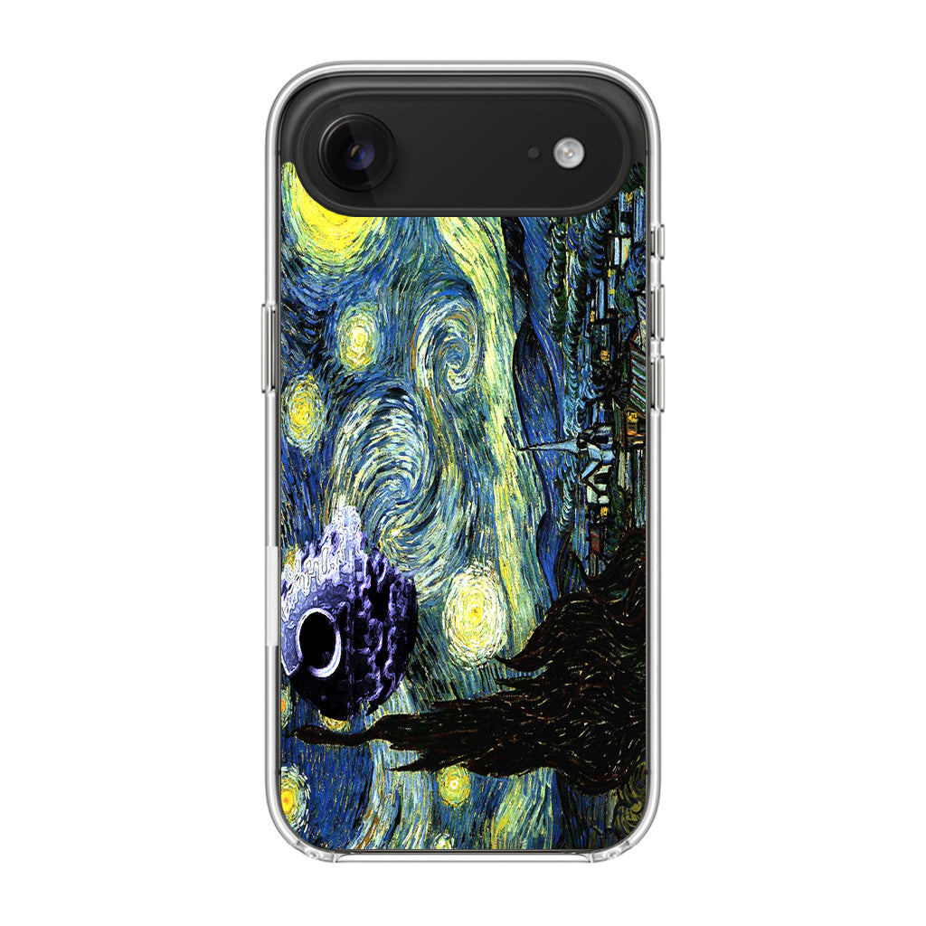 Skellington on a Starry Night iPhone Air Case