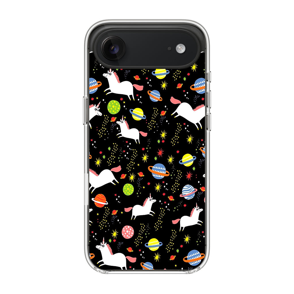 Space Unicorn Pattern iPhone Air Case
