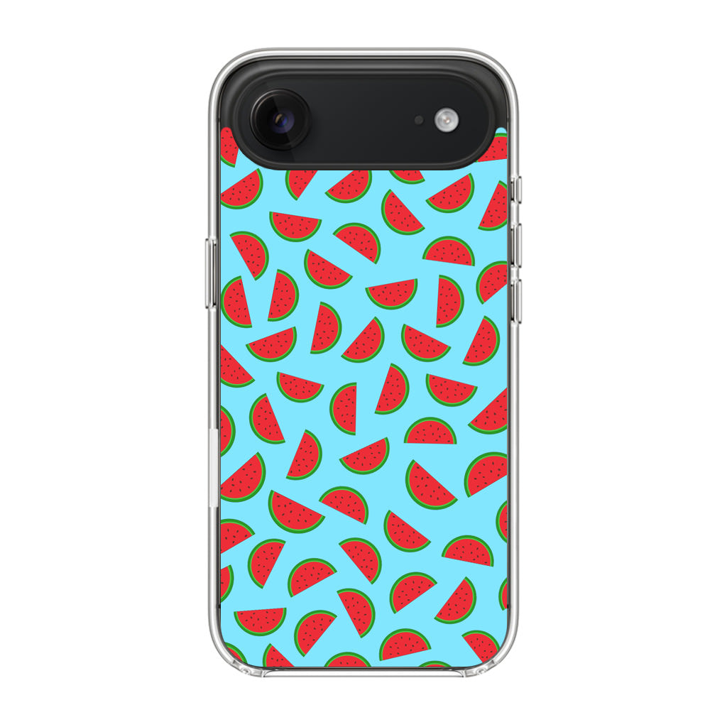Watermelon Fruit Pattern Blue iPhone Air Case