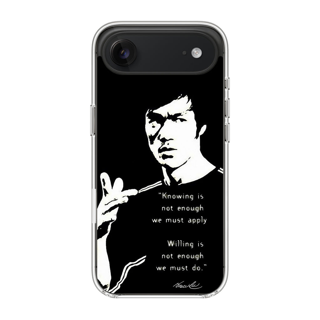 Bruce Lee Quotes iPhone Air Case
