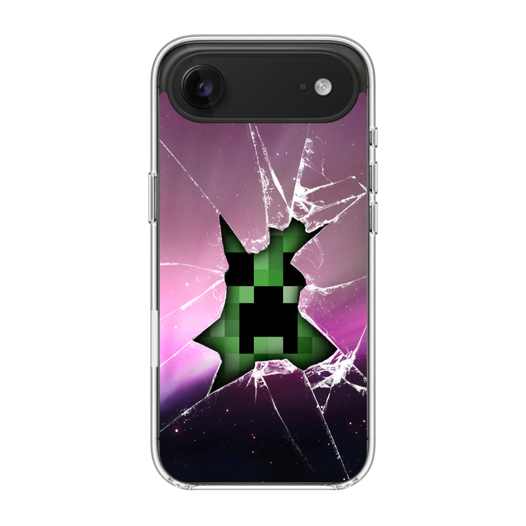 Creeper Glass Broken Violet iPhone Air Case