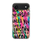 Rainbow Unicorn Quote iPhone Air Case