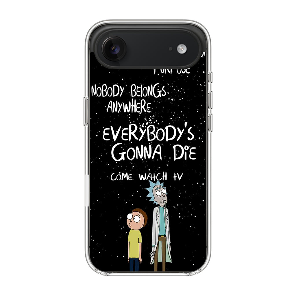 Rick And Morty Quotes iPhone Air Case